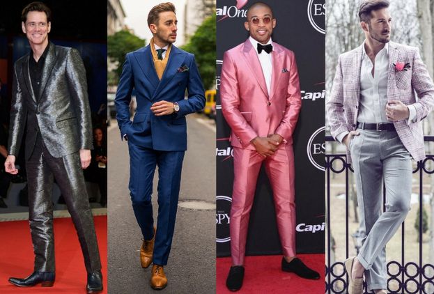 Гламурный стиль в мужской моде - это прежде всего элегантность, класс и хорошо сшитые костюмы в самых модных цветах
