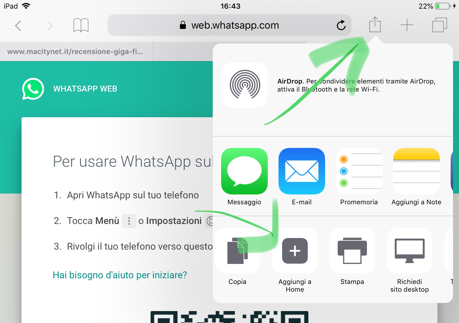 Таким образом, у вас будет веб-значок Whatsapp для iPad прямо на главной странице вашего планшета